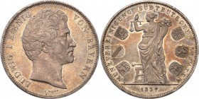 Germany / Prussia
Germany, Bavaria. Ludwik I. Double Taler (2 Thaler) 1837 
Piękna patyna, połysk, ostre detale. Rzadsza moneta, szczególnie w takim...