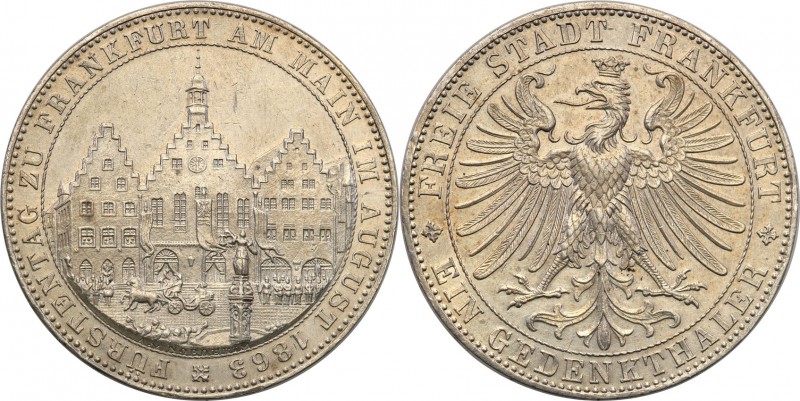 Germany / Prussia
Germany. Taler (Thaler) 1863, Frankfurt 
Dobre detale, drobn...