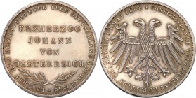 Germany / Prussia
Germany, Frankfurt. 2 gulden 1848 
Jana Austriacki - regent RzeszyŁadny, świeży egzemplarz. Patyna, połysk w tle. AKS 39; Davenpor...