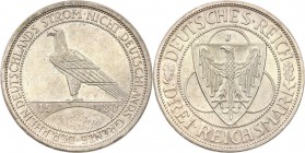 Germany / Prussia
Germany Weimar 3 mark 1930 J Rheinstrom 
Zielonkawa patyna. Pięknie zachowana moneta.Weege 46; Jaeger 345
Waga/Weight: 15,00 g Ag...