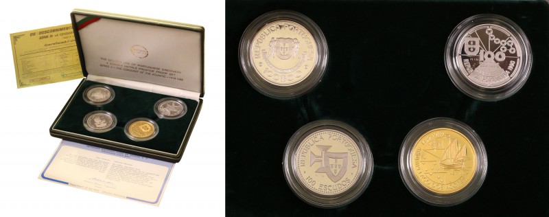 Portugal
Portugalia. 100 escudos 1989-1990 Odkryć Portugalii, Group 4 coins 
P...
