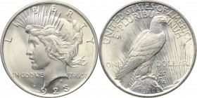 United States / USA
USA. $ dollar 1923 Philadelphia Peace 
Wyśmienicie zachowana monet. Blask menniczy na całej powierzchni.KM 150
Waga/Weight: 26,...