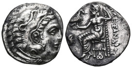 Greek Coins Kingdom of Macedon. Antigonos I Monophthalmos. Drachm. 310-301 BC. Abydos. Struck as Strategos, in the name and types of Alexander III. (P...