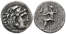 Greek Coins KINGS OF MACEDON. Alexander III ‘the Great’, 336-323 BC. Drachm , Abydos, struck under Antigonos I Monophtalmos, circa 310-301. Head of He...