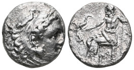 Greek Coins KINGS of MACEDON.Alexander III.(336-323 BC).Drachm. AR .

Weight:3,9 gr Diameter: 15,5 mm