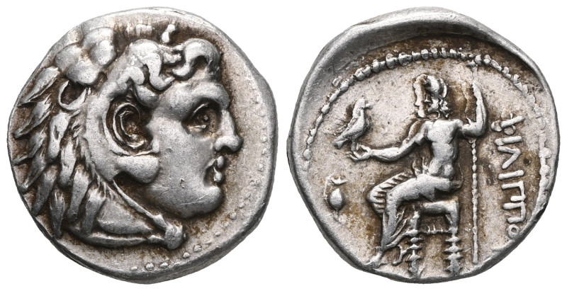 Greek Coins Kingdom of Macedon, Philip III Arrhidaios AR Drachm. Struck under Me...