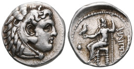 Greek Coins Kingdom of Macedon, Philip III Arrhidaios AR Drachm. Struck under Menander or Kleitos, in the types of Alexander III. Magnesia ad Maeandru...