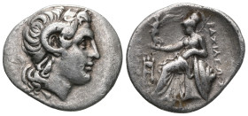 Greek Coins KINGS OF THRACE. Lysimachos, 305-281 BC. Drachm . Ephesos, circa 294-287. Diademed head of the deified Alexander the Great to right, with ...