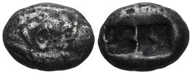 Greek Coins KINGS OF LYDIA.Kroisos AR 1/2 Stater (Siglos), c. 560-546 BC Kings of Lydia. Kroisos (c. 560-546 BC). AR 1/2 Stater (Siglos) Obv. Confront...