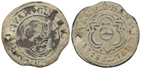 Medieval Germany, Nuremberg, Hans Schultes (1553-1612), jeton (Rechenpfennig), Æ (Bronze). Obv. ٭HANS:SCHVLTES:ZV:NVRNB, Imperial Orb within trefoil. ...
