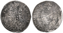 Leopold I, House of Habsburg XV Kreutzer 1689. Kremnitz. Leopold I., RDR XV Kreuzer 1689. Kremnitz. Leopold I., Habsburg Period XV Grajciar 1689. Krem...
