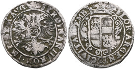 GERMANY. Emden. Ferdinand III (Holy Roman Emperor, 1637-1653). Rose or 28 Stüber. Obverse: FLOR ARGEN CIVITAT EMB. Crowned and ornamented coat of arms...