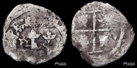 Bolivia, Potosi. ½ Real. 1652 (Felipe IV). E. Macuquina transicional.
