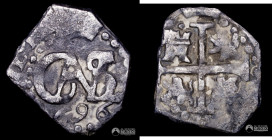 Bolivia, Potosi. ½ Real. 1696 (Carlos II). VR. Macuquina.
