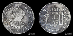 Bolivia, Potosi. ½ Real. 1778 (Carlos III). PR.