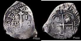 Bolivia, Potosi. 1 Real. 1653-1665 (Felipe IV). E. Macuquina.