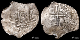 Bolivia, Potosi. 1 Real. 1661 (Felipe IV). E. Macuquina.