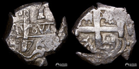 Bolivia, Potosi. 1 Real. 176X (Carlos III). VY. Macuquina.