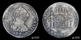 Bolivia, Potosi. 1 Real. 1775 (Carlos III). JR.