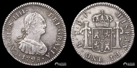 Bolivia, Potosi. 1 Real. 1798 (Carlos IV). PP.