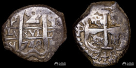 Bolivia, Potosi. 2 Reales. 1748 (Fernando VI). Q. Macuquina.
