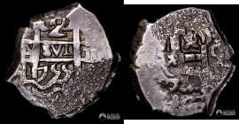 Bolivia, Potosi. 2 Reales. 1755 (Fernando VI). Q. Macuquina.
