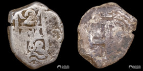 Bolivia, Potosi. 2 Reales. 1762 (Carlos III) VY. Macuquina.