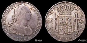 Bolivia, Potosi. 4 Reales. 1808 (Carlos IV). PJ.