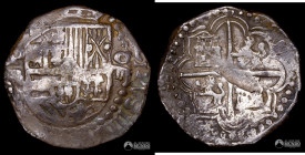 Bolivia, Potosi. 8 Reales. 1603-1612 (Felipe III). R. Macuquina.