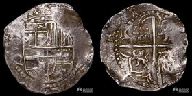 Bolivia, Potosi. 8 Reales. 1614-1616 (Felipe III). Q. Macuquina.