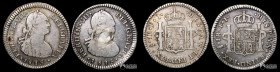 Chile, Santiago. Pareja: 1 Real. 1813-1815 (Fernando VII).