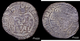 Peru, Lima. ½ Real. 1577-1592 (Felipe II). oD. Macuquina.