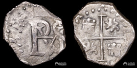 Peru, Lima. ½ Real. S/F (1700s). Macuquina.
