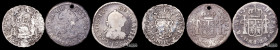 Peru, Lima. Lote de tres: ½ Real. 1758-1790.