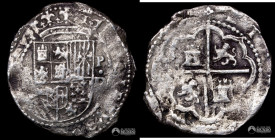 Peru, Lima. 1 Real. 1577-1592 (Felipe II). oD. Macuquina.