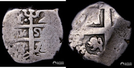 Peru, Lima. 2 Reales. 1750-1752 (Felipe V). R. Macuquina. A estudiar.