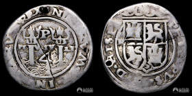 Peru, Lima. 4 Reales. 1568-1570 (Felipe II). R. Macuquina. MUY ESCASA.