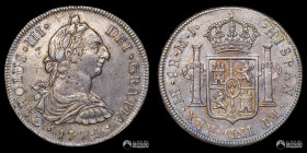 Peru, Lima. 8 Reales. 1774 (Carlos III). MJ.