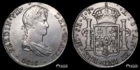 Peru, Lima. 8 Reales. 1818 (Fernando VII). JP.