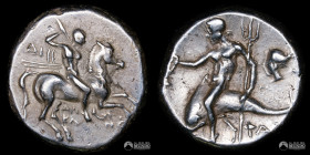 Antigua Grecia, Taras. Didracma. 272-235 a. C.