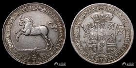 Alemania (Sacro Imperio), Brunswick-Luneburgo. ⅔ de Talero. 1687 (Ernesto Augusto).