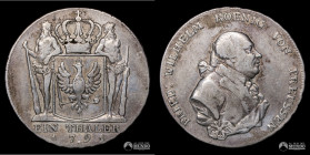 Alemania (Sacro Imperio), Prusia. 1 Talero. 1791 (Federico Guillermo II).