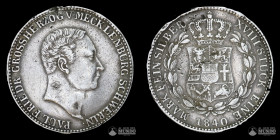 Alemania (Estados Alemanes), Mecklemburgo-Schwerin. ⅔ de Talero. 1840 (Pablo Federico).