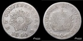 Argentina (Confederacion), Cordoba. 2 Reales. 1849.