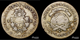 Argentina (Confederacion), La Rioja. 4 Reales. 1846.