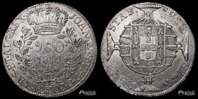 Brasil, Rio de Janeiro. 960 Reis. 1819 (Juan VI).