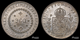 Brasil, Rio de Janeiro. 960 Reis. 1825 (Pedro I).