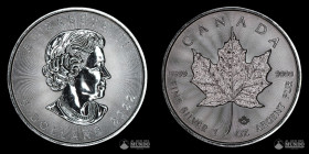 Canada, Ottawa. 5 Dolares. 2022 (Isabel II). Onza troy de plata pura.