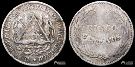 El Salvador. 5 Centavos .1914.