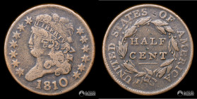 Estados Unidos, Filadelfia. ½ Centavo "Classic Head". 1810.
